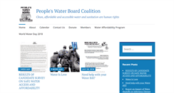 Desktop Screenshot of peopleswaterboard.org