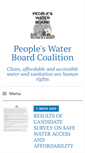 Mobile Screenshot of peopleswaterboard.org